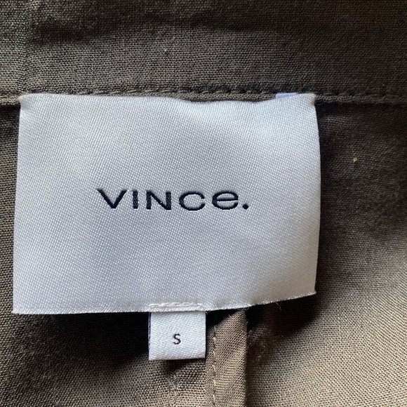 Vince Stretch Linen Blend Utility Jacket - Picture 3 of 5